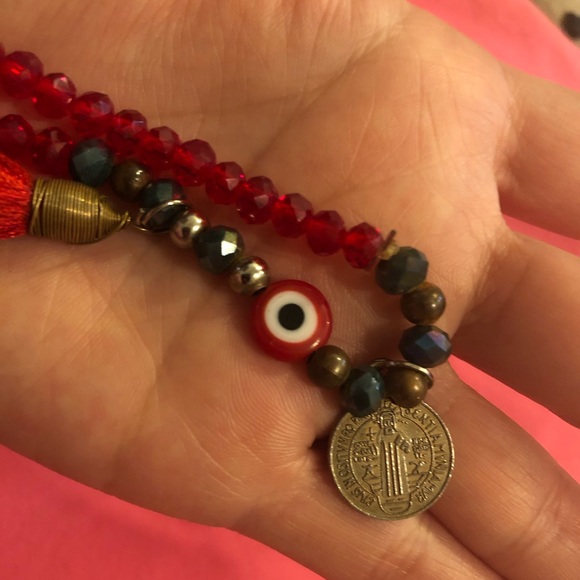 Evil eye handmade bracelet 💞 - Picture 3 of 7